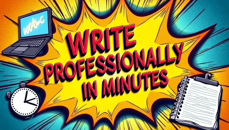 Write Professionally in Under 45 Minutes: 5 Simple Steps