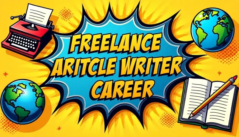 Kickstart Your Career as a Freelance Article Writer Today