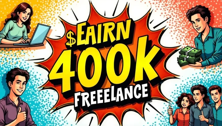 How To Earn Between $100k And $400k As A Freelance Content Writer