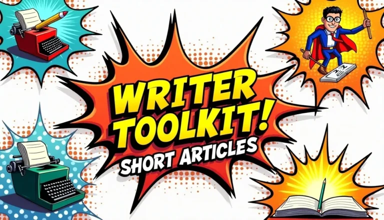 The Writer’s Toolkit for Short Article Writing