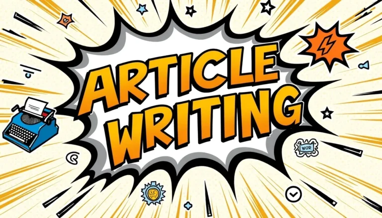An Easy-to-Follow Article Writing Template for Quick Content Development